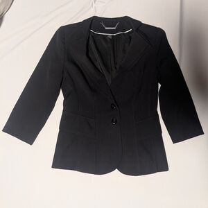 White House Black Market Women's Black Suit Jacket